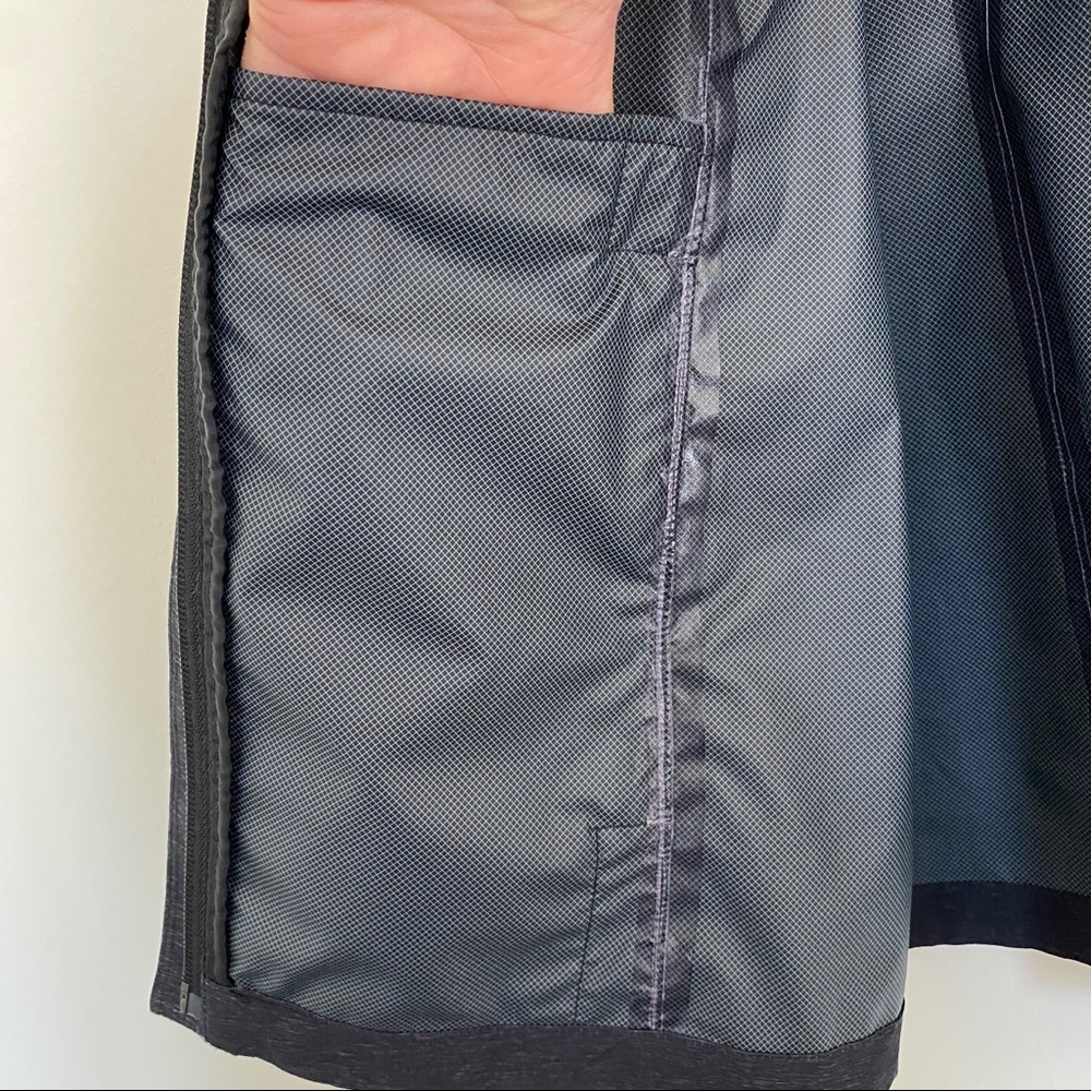 32 DEGREES COOL Gray Hooded Zip Up Rain Jacket S - Picture 8 of 11